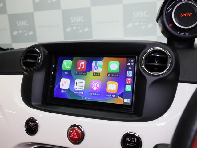 アバルト595C ツーリズモ 禁煙車 赤革シート カロッツェリア製ディスプレイオーディオ カープレイ対応 カンパニョーロモチーフTRUCCO製16インチホイール&ミシュラン製サマータイヤ付属 ドリルドローター バックカメラ ETC(49枚目)