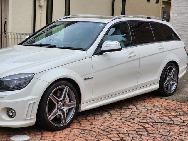 Cクラスステーションワゴン C63 AMG ステーションワゴン androidディスプレイ 純正ディスプレイ有 正規ディーラー車 記録簿H20、21、22、25、27、28、29、30、R1、2、3、4、5、6 サンルーフ パワーテール 本革 シートヒーター(7枚目)