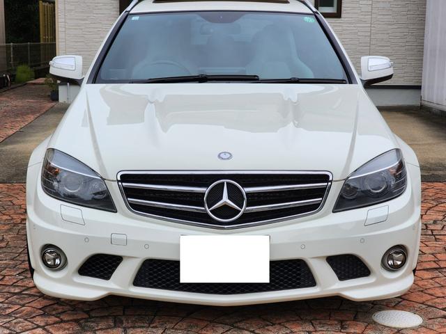 Cクラスステーションワゴン C63 AMG ステーションワゴン androidディスプレイ 純正ディスプレイ有 正規ディーラー車 記録簿H20、21、22、25、27、28、29、30、R1、2、3、4、5、6 サンルーフ パワーテール 本革 シートヒーター(10枚目)