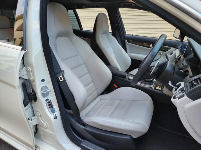 Cクラスステーションワゴン C63 AMG ステーションワゴン androidディスプレイ 純正ディスプレイ有 正規ディーラー車 記録簿H20、21、22、25、27、28、29、30、R1、2、3、4、5、6 サンルーフ パワーテール 本革 シートヒーター(16枚目)