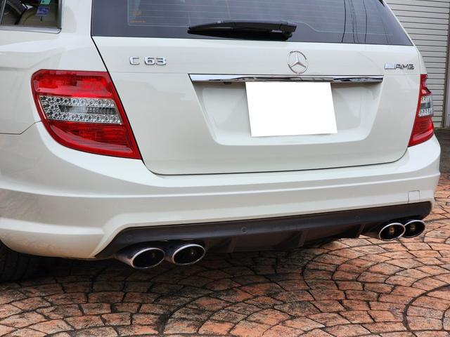 Cクラスステーションワゴン C63 AMG ステーションワゴン androidディスプレイ 純正ディスプレイ有 正規ディーラー車 記録簿H20、21、22、25、27、28、29、30、R1、2、3、4、5、6 サンルーフ パワーテール 本革 シートヒーター(39枚目)