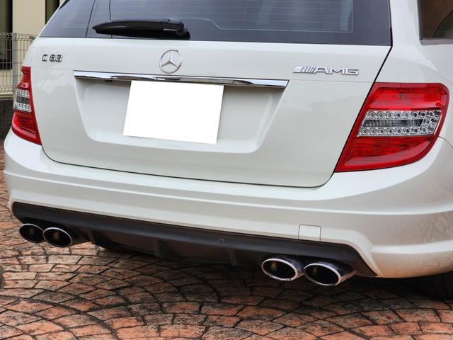 Cクラスステーションワゴン C63 AMG ステーションワゴン androidディスプレイ 純正ディスプレイ有 正規ディーラー車 記録簿H20、21、22、25、27、28、29、30、R1、2、3、4、5、6 サンルーフ パワーテール 本革 シートヒーター(40枚目)