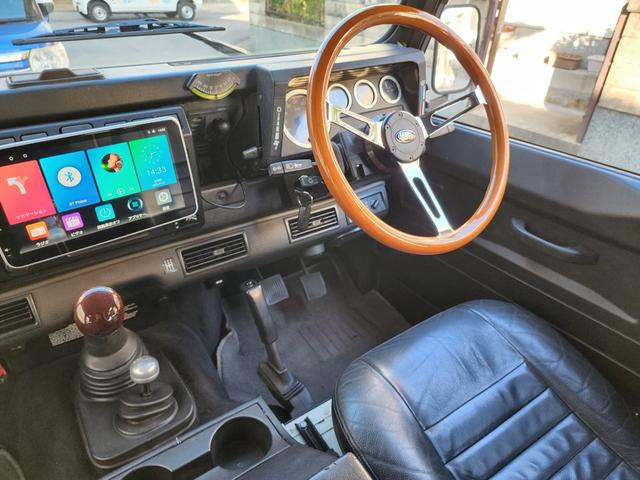 ディフェンダー １１０Ｓ　ラプターライナー全塗装　ＮＯＸ・ＰＭ不適合　ルーフキャリア　ワイドフェンダー　黒フルレザーシート　ａｎｄｒｏｉｄディスプレイ　Ｂカメラ　ウッドステア　シュノーケル　５ＭＴ　サイドステップ　集中ロック（41枚目）