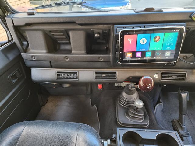ディフェンダー １１０Ｓ　ラプターライナー全塗装　ＮＯＸ・ＰＭ不適合　ルーフキャリア　ワイドフェンダー　黒フルレザーシート　ａｎｄｒｏｉｄディスプレイ　Ｂカメラ　ウッドステア　シュノーケル　５ＭＴ　サイドステップ　集中ロック（42枚目）