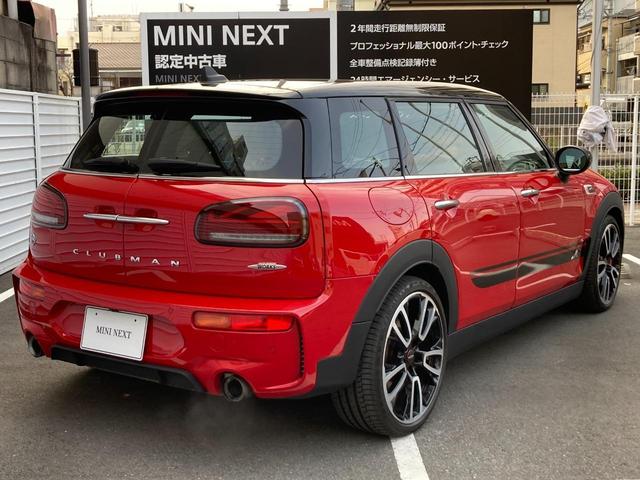 ジョンクーパーワークス クラブマン MININEXT認定中古車 ワンオーナー アクティブクルーズコントロール LEDヘッドライト 禁煙車 ETC2.0 コンフォートアクセス リアフォグランプ リアPDC バックカメラ USB入力(8枚目)