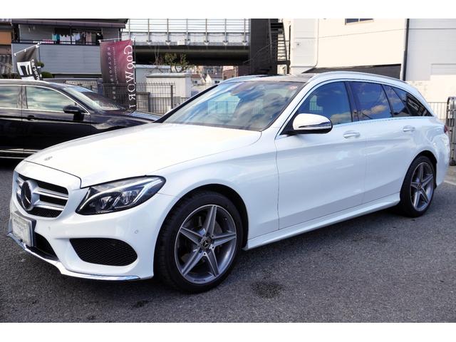 Ｃクラスステーションワゴン Ｃ２２０ｄ　ステーションワゴンローレウスエディション　２年保証／１７０項目　正規Ｄ車　黒革　純正ナビ地デジＢカメラＤレコＥＴＣ　サンルーフ　レーダーセーフティ　パワーバックドア　シートヒーター　アダプティブクルコン　ブラインドスポットモニター（12枚目）