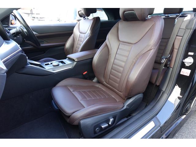 ４シリーズ Ｍ４４０ｉ　ｘＤｒｉｖｅカブリオレ　弊社下取ワンオーナー　カーブドディスプレイ　モカヴァーネスカレザー　ヘッドアップディスプレイ　全周囲カメラ　ＢＭＷレーザーライト　ハーマンカードンスピーカー　ウインドディフレクター　純正１９インチＡＷ（38枚目）