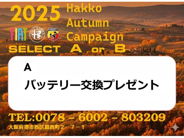 アバルト５９５ コンペティツィオーネ　ＥＴＣ　ドラレコ　レーダー探知機　バックカメラ　１７インチアルミホイール　ブレンボ赤キャリパー　ＨＩＤヘッドライト　レコードモンツァ　パドルシフト　オートエアコン　ａｐｐｌｅｃａｒｐｌａｙ（3枚目）