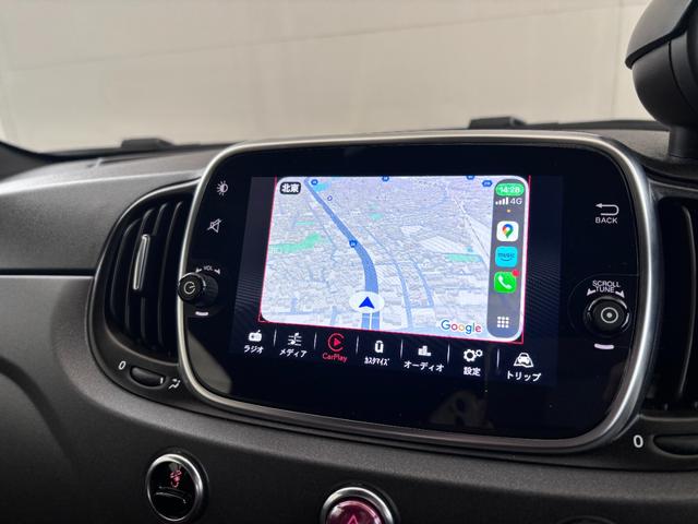 アバルト５９５ コンペティツィオーネ　ＥＴＣ　ドラレコ　レーダー探知機　バックカメラ　１７インチアルミホイール　ブレンボ赤キャリパー　ＨＩＤヘッドライト　レコードモンツァ　パドルシフト　オートエアコン　ａｐｐｌｅｃａｒｐｌａｙ（19枚目）