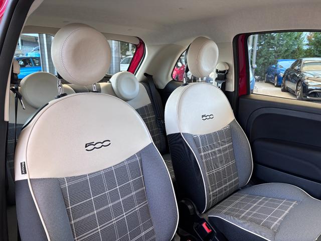 ５００ １．２　ポップ　オールシーズンタイヤ　チェック柄シート　磨き済み　ＥＴＣ　マニュアルエアコン　クルーズコントロール　ＡｐｐｌｅＣａｒｐｌａｙ　ＡｎｄｒｏｉｄＡｕｔｏ　バッテリー２５年製　禁煙　認定中古車保証　ハロゲン（7枚目）