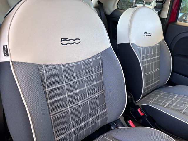 ５００ １．２　ポップ　オールシーズンタイヤ　チェック柄シート　磨き済み　ＥＴＣ　マニュアルエアコン　クルーズコントロール　ＡｐｐｌｅＣａｒｐｌａｙ　ＡｎｄｒｏｉｄＡｕｔｏ　バッテリー２５年製　禁煙　認定中古車保証　ハロゲン（8枚目）