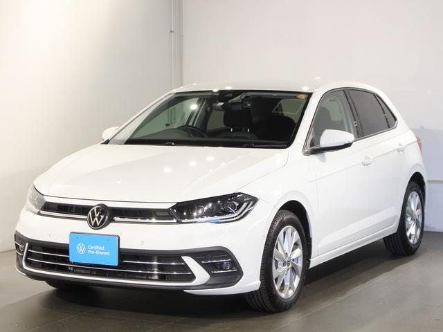 ポロ TSIスタイル IQライト ピュアホワイト レーンキープアシスト アダティブクルーズコントロール ハイオクモデル 純正アルミホイール レンタカーアップ(2枚目)