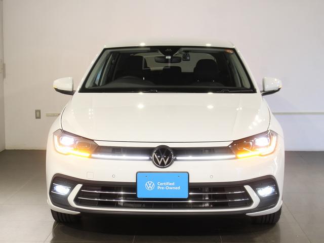 ポロ TSIスタイル IQライト ピュアホワイト レーンキープアシスト アダティブクルーズコントロール ハイオクモデル 純正アルミホイール レンタカーアップ(4枚目)