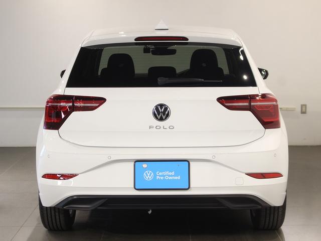 ポロ TSIスタイル IQライト ピュアホワイト レーンキープアシスト アダティブクルーズコントロール ハイオクモデル 純正アルミホイール レンタカーアップ(8枚目)