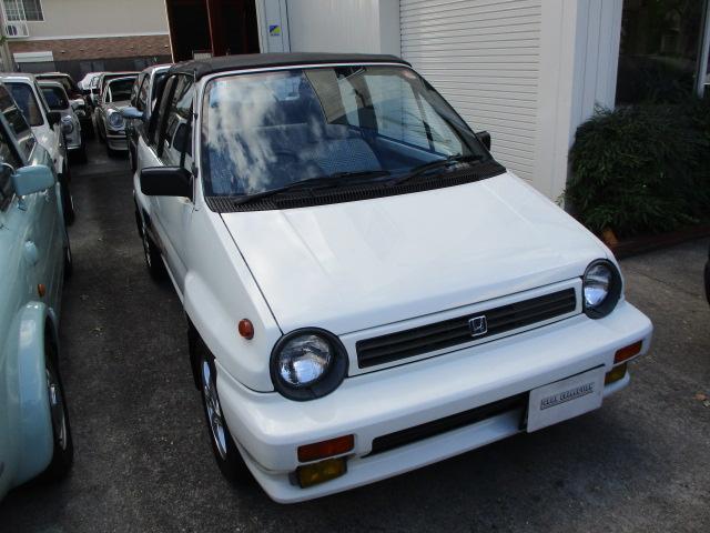 シティ カブリオレ 記録簿(H7からR7)・ETC・内外装・幌・機関が良い車両です。マフラー交換済み・タイミングベルト・ウォーターポンプ交換済み(2枚目)