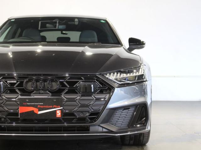 Ａ７スポーツバック ４０ＴＤＩクワトロ　Ｓラインパッケージ　ディーゼルターボ　４ＷＤ　認定中古車　パノラマサンルーフ　マトリクスＬＥＤヘッドライト　レーザーライトパッケージ　ブラックスタイリング　２１インチアルミホイール　ダンピングコントロールサスペンション（3枚目）
