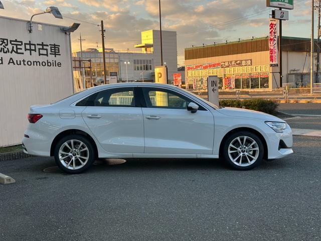 Ａ３セダン ３０ＴＦＳＩアドバンスド　現行モデル／ＭＭＩナビゲーション／ＴＶ／スマートフォンインターフェイス／ワイヤレスチャージ／サイドアシスト／バーチャルコックピット／純正アルミホイール／コーナーセンサー／認定中古車（8枚目）