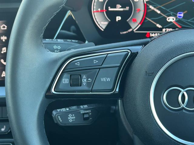 Ａ３ スポーツバック３０ＴＦＳＩアドバンスド　デモカーアップ／現行モデル／ナビパッケージ／コンビニエンス＆アシスタンスパッケージライト／バックカメラ／電動シート／ＬＥＤヘッドライト／シートヒーター／ＡＣＣ／サイドアシスト／認定中古車（32枚目）