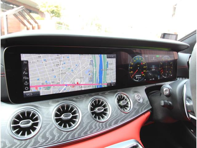 ＧＴ ４ドアクーペ ５３　４マチック＋　ダイナミックパッケージ　ワンオーナー　ＬＥＤライト　パドルシフト　レーダークルコン　レザーシート　純正ナビ　ブルートゥース　３６０°カメラ　ドラレコ　パワーゲート　純正２１インチアルミ　ＥＴＣ２．０（14枚目）