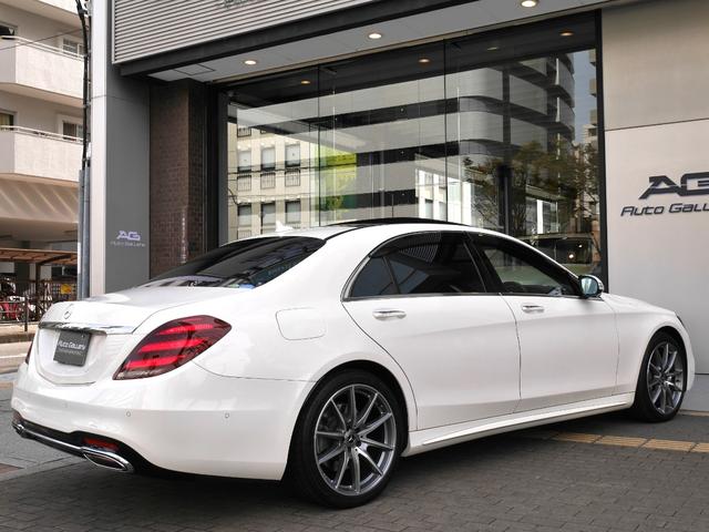 Sクラス S450ロング レーダーセーフティPKG パノラマルーフ ACC BSM LKA LCA ASA HUD ブルメスタ アクティブパーキングアシスト LEDヘッドライト キーレスゴー シートヒーター&ベンチレーション(7枚目)