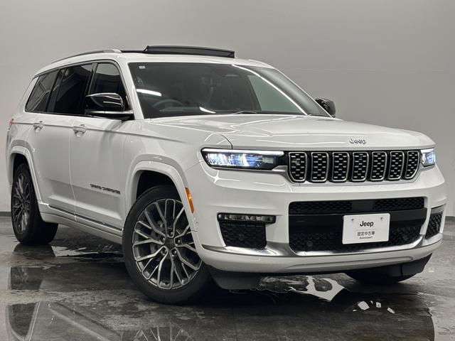 ジープ・グランドチェロキーL サミット リザーブ パノラマサンルーフ パレルモレザー McIntoshスピーカー AppleCarPlay Bluetooth 純正ナビ フルセグ シートヒーター 前面衝突警報 ACC 360度カメラ 認定中古車保証(13枚目)
