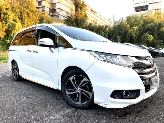 オデッセイ アブソルート・ＥＸ　１年保証　禁煙車　本革シート　シートヒーター　地デジ８インチナビ　Ｂｌｕｅｔｏｏｔｈ　ＨＤＭｌ　ＥＴＣ　両側パワースライドドア　前後方ドラレコ　パドルシフト　ＬＥＤヘッドライト　衝突軽減ブレーキ（6枚目）