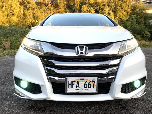 オデッセイ アブソルート・ＥＸ　１年保証　禁煙車　本革シート　シートヒーター　地デジ８インチナビ　Ｂｌｕｅｔｏｏｔｈ　ＨＤＭｌ　ＥＴＣ　両側パワースライドドア　前後方ドラレコ　パドルシフト　ＬＥＤヘッドライト　衝突軽減ブレーキ（8枚目）