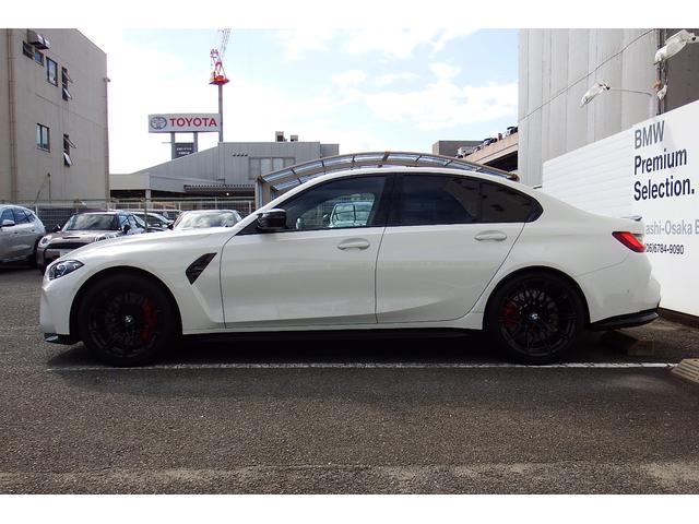 M3 M3セダン コンペティション M xDrive ワンオーナー アクティブクルーズコントロール フロントベンチレーションシート オートマチックトランクリッド カーボンファイバールーフ アンビエントライト HDDナビ 全方位カメラ 19/20AW(8枚目)