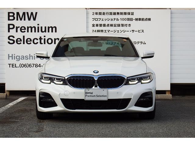 ３シリーズ ３１８ｉ　Ｍスポーツ　ワンオーナー　アクティブクルーズコントロール　電動フロントシート　オートマチックトランクリッド　ＬＥＤヘッドライト　アンビエントライト　ＨＤＤナビ　全方位カメラ　ＥＴＣ車載器内蔵ルームミラー　１９ＡＷ（2枚目）