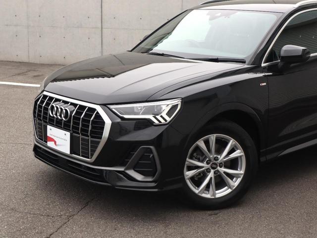 Ｑ３ ３５ＴＦＳＩ　Ｓライン　純正ナビ　リアカメラ　前後センサー　バーチャルコックピット　ＡＣＣ　レーンキープ　電動シート　シートヒーター　Ｂｌｕｅｔｏｏｔｈ　カープレイ　衝突軽減ブレーキ　ＥＴＣ車載器（3枚目）