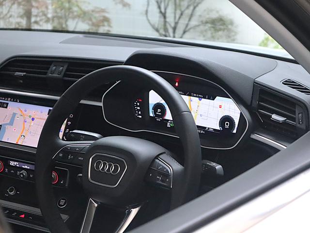 Ｑ３ ３５ＴＦＳＩアドバンスド　スマートフォンインターフェース　コンビニエンス＆アシスタンスＰ　全方位カメラ　前後センサー　アダプティブクルーズコントロール　サイドアシスト　レーンキープ　バーチャル　オートマチックテールゲート（25枚目）