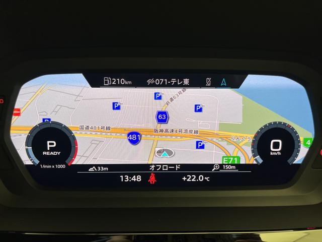 Ａ３ スポーツバック３０ＴＦＳＩアドバンスド　限定車　１オーナー　コンビニエンス＆アシスタンスＰＫＧ　サラウンドビューカメラ　ＴＶチューナー　サイドアシスト　アダプティブクルーズコントロール　スマートフォンインターフェース　シートヒーター　認中車（12枚目）