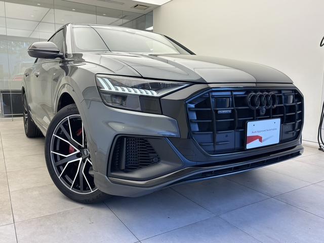 Q8 1オーナー エクステンディッドレザーPKG コンフォートアシスタンスPKG ブラックスタイリングPKG OP22AW 赤キャリパー バルコナレザーBang&Olufsen エントリーライト 認中車(6枚目)