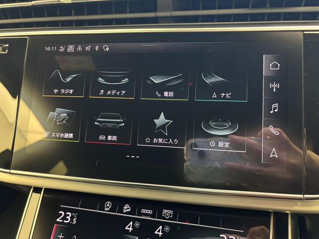 Q8 1オーナー エクステンディッドレザーPKG コンフォートアシスタンスPKG ブラックスタイリングPKG OP22AW 赤キャリパー バルコナレザーBang&Olufsen エントリーライト 認中車(17枚目)