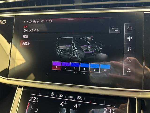 Q8 1オーナー エクステンディッドレザーPKG コンフォートアシスタンスPKG ブラックスタイリングPKG OP22AW 赤キャリパー バルコナレザーBang&Olufsen エントリーライト 認中車(19枚目)