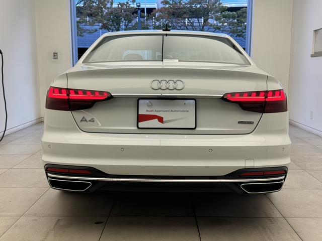 Ａ４ ４０ＴＤＩクワトロアドバンスド　レザー＆シートヒーター　コンフォートＰＫＧ　サラウンドビューカメラ　パークアシスト　マトリクスＬＥＤヘッドライト　ラグジュアリーＰＫＧ　スマートフォンワイヤレスチャージング　サイドアシスト　認定中古車（8枚目）
