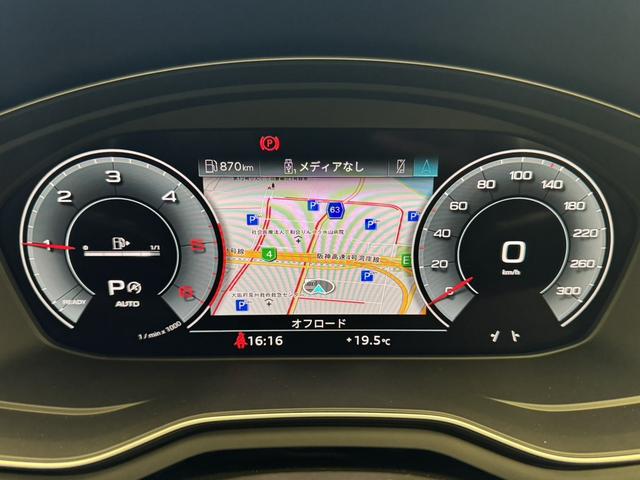 Ａ４ ４０ＴＤＩクワトロアドバンスド　レザー＆シートヒーター　コンフォートＰＫＧ　サラウンドビューカメラ　パークアシスト　マトリクスＬＥＤヘッドライト　ラグジュアリーＰＫＧ　スマートフォンワイヤレスチャージング　サイドアシスト　認定中古車（13枚目）