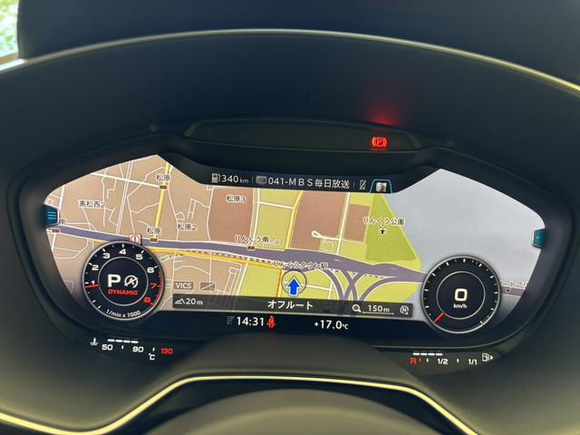 ＴＴクーペ ４０ＴＦＳＩ　スタイルＰＫＧ　コンフォートＰＫＧ　ＯＰ１８ＡＷ　ＬＥＤヘッドライト　　ＴＶチューナー　バックカメラ　パドルシフト　バーチャルコックピット　アドバンストキー　シートヒーター　サイドアシスト　認定中古車（13枚目）