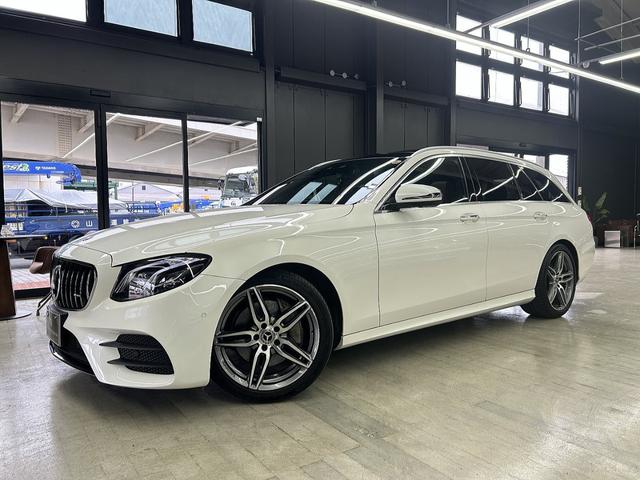 Eクラスステーションワゴン E220d ステーションワゴンローレウスエディション 1オーナー ブラウンレザー パノラマルーフ エクスクルーシブPKG 新品パナメリカーナグリル ブルメスターサウンド エアバランスPKG AMG19インチAW シートヒーター パワートランク(10枚目)