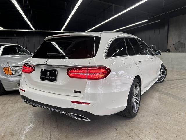 Eクラスステーションワゴン E220d ステーションワゴンローレウスエディション 1オーナー ブラウンレザー パノラマルーフ エクスクルーシブPKG 新品パナメリカーナグリル ブルメスターサウンド エアバランスPKG AMG19インチAW シートヒーター パワートランク(15枚目)