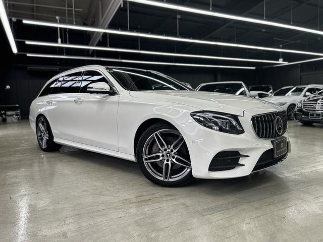 Eクラスステーションワゴン E220d ステーションワゴンローレウスエディション 1オーナー ブラウンレザー パノラマルーフ エクスクルーシブPKG 新品パナメリカーナグリル ブルメスターサウンド エアバランスPKG AMG19インチAW シートヒーター パワートランク(18枚目)