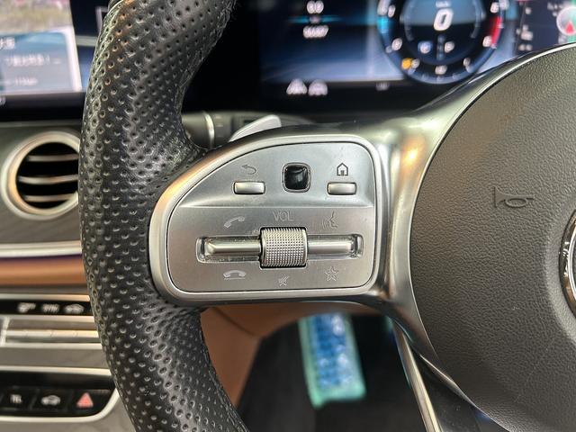 Eクラスステーションワゴン E220d ステーションワゴンローレウスエディション 1オーナー ブラウンレザー パノラマルーフ エクスクルーシブPKG 新品パナメリカーナグリル ブルメスターサウンド エアバランスPKG AMG19インチAW シートヒーター パワートランク(36枚目)