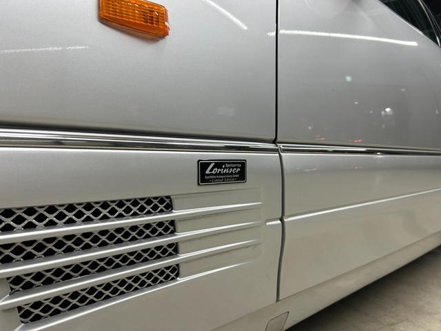 Sクラス S500L ロリンザーエアロ 18インチAW サンルーフ 黒革 スモークテール 社外ステアリング (純正テールレンズ ホイールステアリングあり) アルパインナビ 左ハンドル シートヒーター(8枚目)