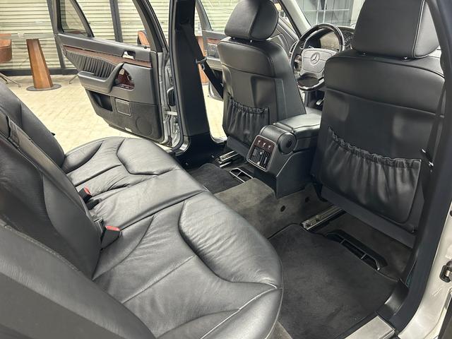 Sクラス S500L ロリンザーエアロ 18インチAW サンルーフ 黒革 スモークテール 社外ステアリング (純正テールレンズ ホイールステアリングあり) アルパインナビ 左ハンドル シートヒーター(40枚目)
