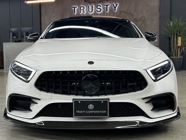 CLSクラス CLS53 4マチック+ ガレージ保管 BCフォージド21インチホイール ZACOEカーボンパーツ定価127万 ECUチューニング ローダウン パナメリカーナ レッドキャリパー シートヒーター ベンチレーター ブラックアウト(10枚目)