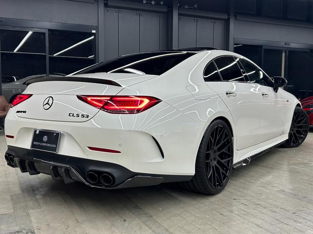 CLSクラス CLS53 4マチック+ ガレージ保管 BCフォージド21インチホイール ZACOEカーボンパーツ定価127万 ECUチューニング ローダウン パナメリカーナ レッドキャリパー シートヒーター ベンチレーター ブラックアウト(17枚目)