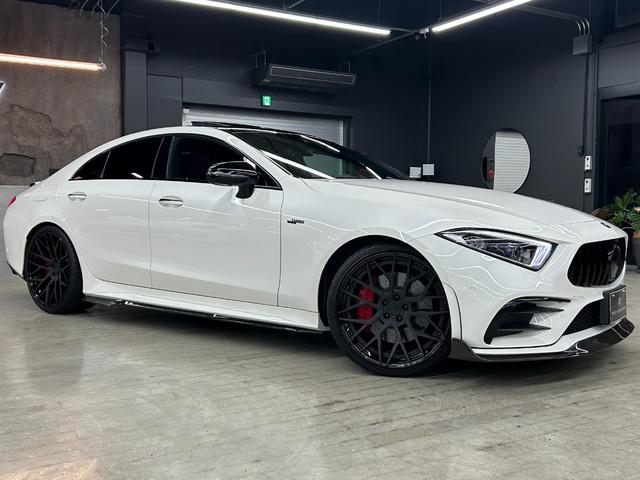 CLSクラス CLS53 4マチック+ ガレージ保管 BCフォージド21インチホイール ZACOEカーボンパーツ定価127万 ECUチューニング ローダウン パナメリカーナ レッドキャリパー シートヒーター ベンチレーター ブラックアウト(20枚目)