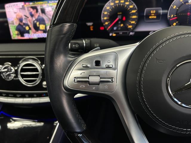 Ｓクラス Ｓ５６０ロング　ＡＭＧライン　後期型　ＡＭＧラインプラス　パノラマルーフ　黒本革シート　ＡＭＧラインプラス０インチＡＷ　ブルメスターサウンド　ヘッドアップディスプレイ　ベンチレーター　シートヒーター　パワーシート　パワートランク（35枚目）