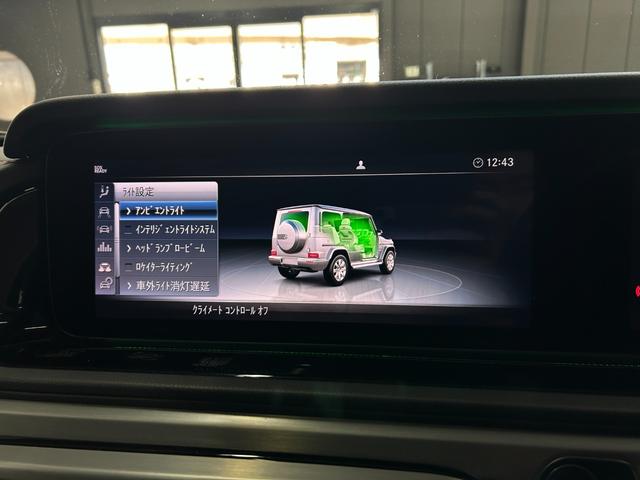 Ｇクラス Ｇ３５０ｄ　ＡＭＧライン　ＡＭＧライン　ラグジュアリーＰＫＧ　アダプティブダンピングシステム　ブラック塗装済みＡＭＧ２０インチＡＷ　ブルメスターサウンド　サンルーフ　デジタルインナーミラー　シートヒーター　パワーシート（52枚目）