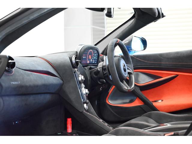 ７６５ＬＴスパイダー 　カーボンファイバーエクステリアアップグレード１＆２／カーボンファイバーブロントフェンダールーバー／ブラック＆バーントオレンジインテリア／レーシングシートツーリングサイズ／Ｂ＆Ｗ１２スピーカー（54枚目）